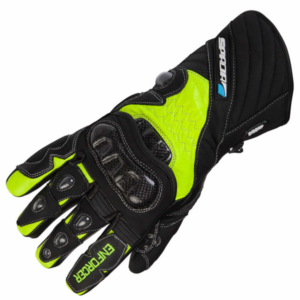Spada Spada Leather Gloves Enforcer WP Black/Fluo